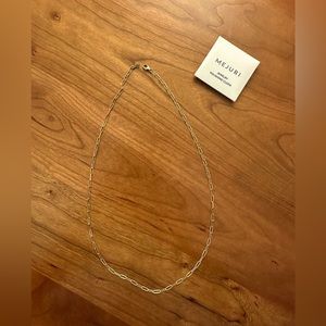 Mejuri boyfriend bold chain necklace